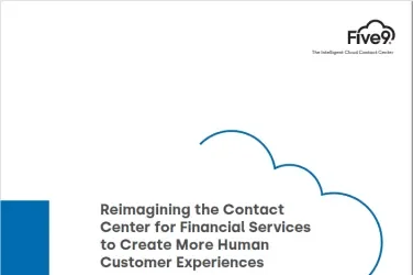 Reimagining the Contact Center for Financial Services Whitepaper Screenshot