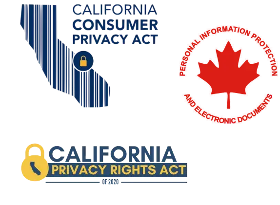 California regional privacy icons