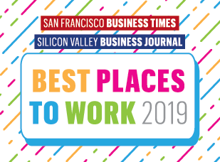 2019. San Francisco Business Times Best Places to Work Award logo