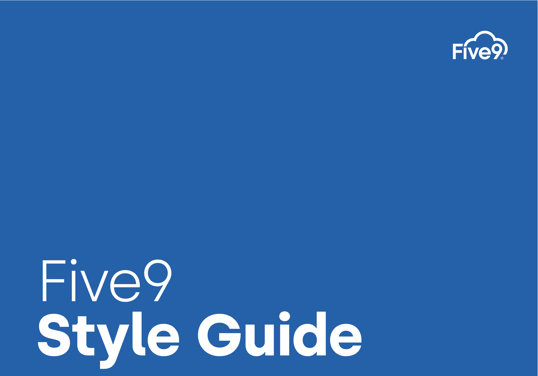 Five9 Logo Guide