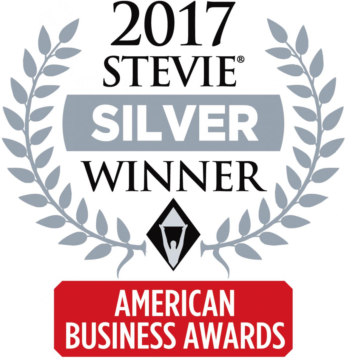 2017 Stevie Silver American Business Awards logo