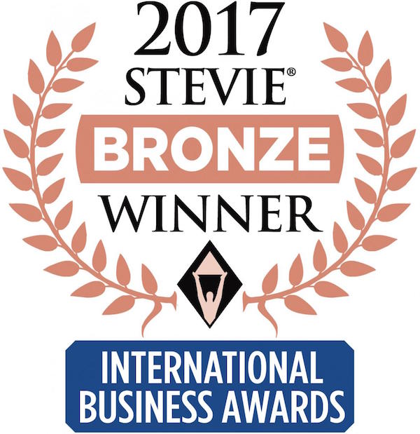 2017 Stevie Bronze International Business Awards logo