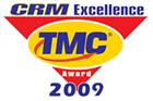 2009 TMC CIS Magazine CRM Excellence Award logo