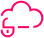 Lineart of a Secure Data Cloud
