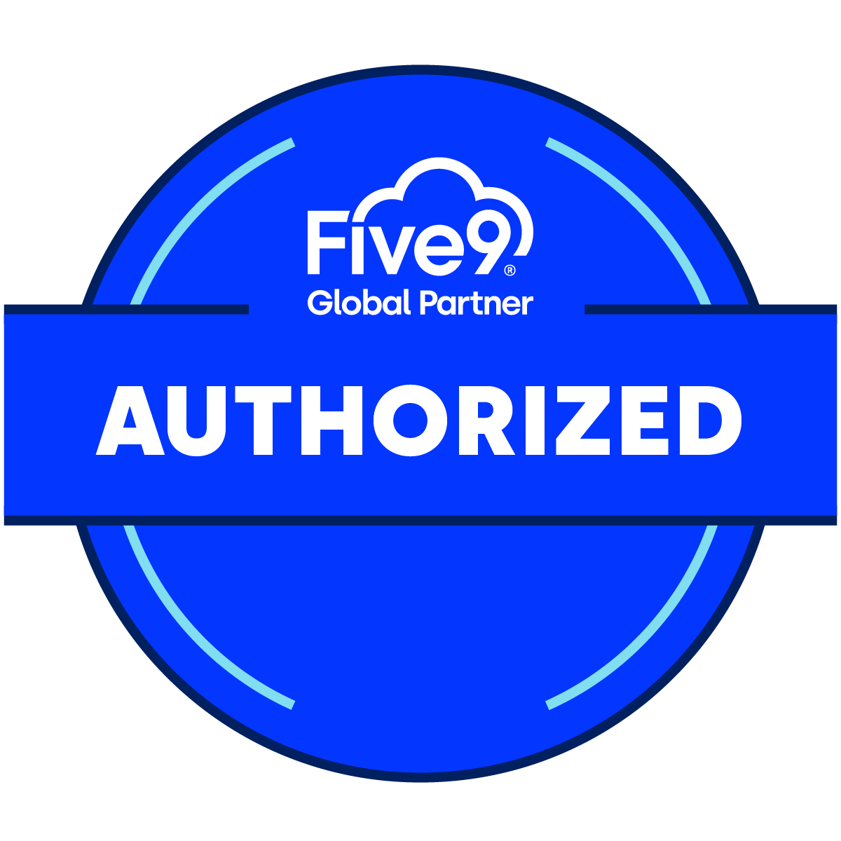 Five9 Global Partner Logo Authorized