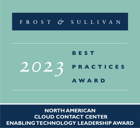 Five9 Earns Frost & Sullivan’s 2023 North American Enabling Technology Award