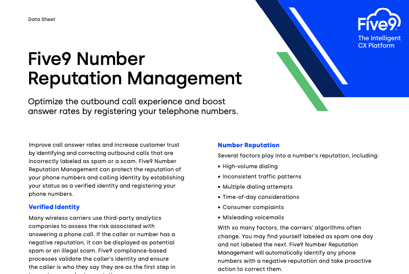 Five9-Number-Reputation-Managements