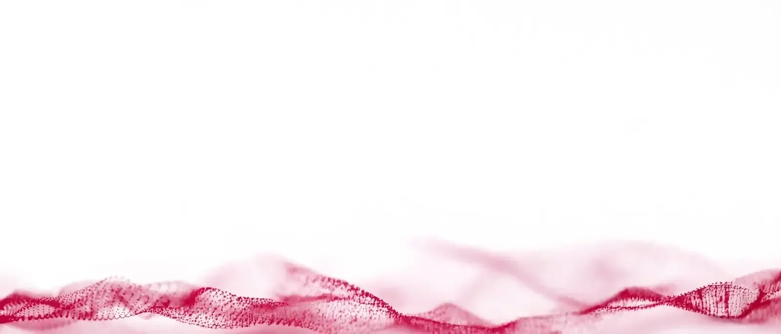 Abstract red wave patterns on a white background.