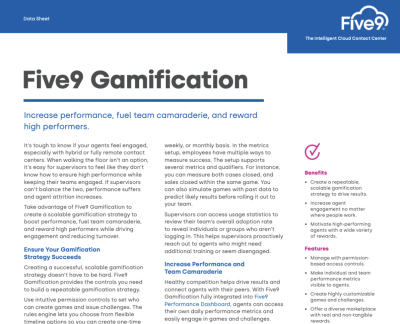 five9 gamification