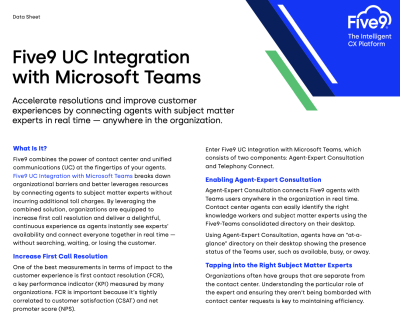 Data_Sheet_Five9_UC_Integration_with_Microsoft_Teams