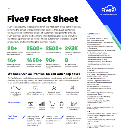 Five9 Fact Sheet EN_UK
