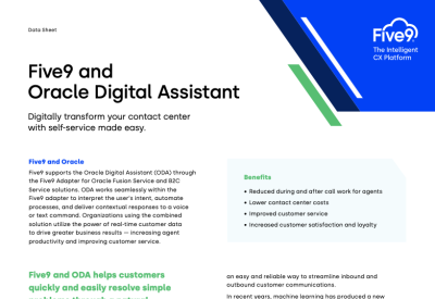 Five9_Datasheet_Oracle_Digital_Assistant_R2