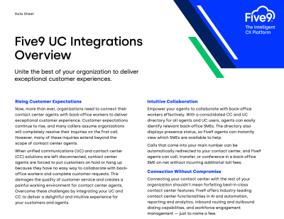 Five9_Datasheet_UC_Integrations_Overview