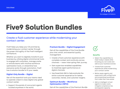five9 bundles asset