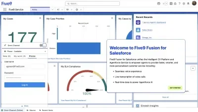 Five9 Product dashboard screenshot
