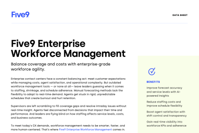 Five9 Enterprice Workforce Management