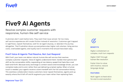 DATA SHEET Voice AI Agents Thumbnail