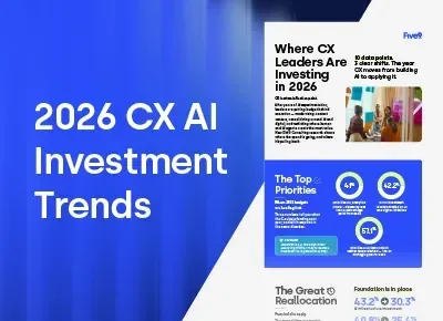 Thumbnail infographic 2026 CX AI Investment Trends