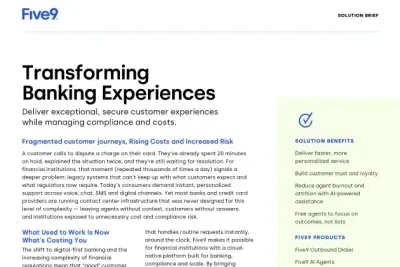 Transforming Banking Experiences