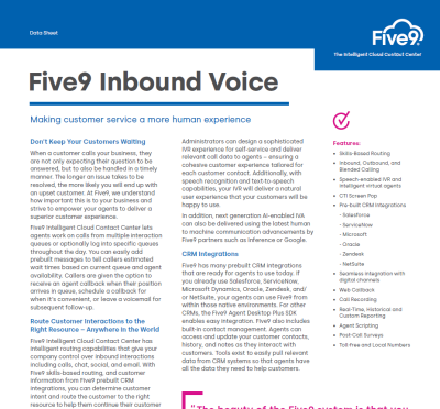 Five9 Inbound Voice