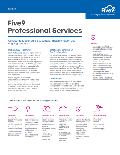 Professional Services Screenshot