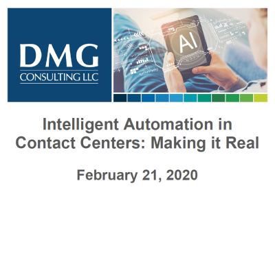 Intelligent Automation in Contact Centers Whitepaper Screenshot