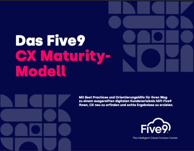 Five9 CX Maturity Model eBook Screenshot