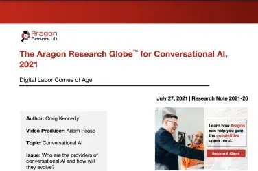 Aragon Research Globe for Conversational AI, 2021 Thumbnail