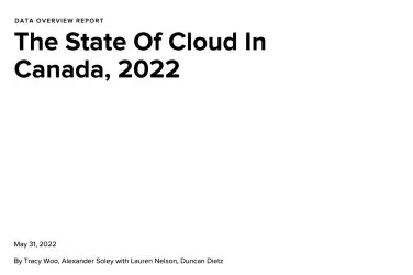 state of cloud in canada