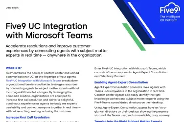Data_Sheet_Five9_UC_Integration_with_Microsoft_Teams