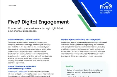 Digital Engagement Data Sheet
