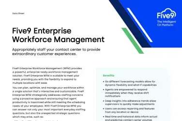Data_Sheet_Five9_Enterprise_Workforce_Management