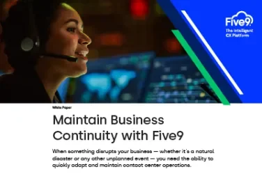 Maintain Business Continuity 
