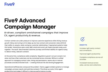 Five9 Advanced Campaign Manager
