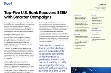 Five9 Top5 US Bank Case Study