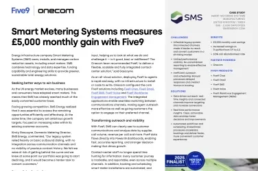 Report detailing Smart Metering Systems' £5,000 monthly gain with Five9 integration.