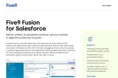 Five9 Fusion for Salesforce