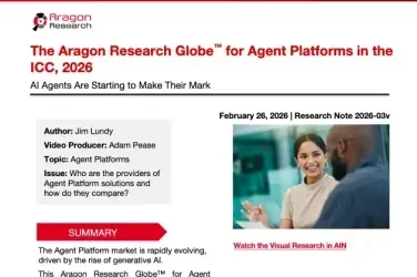 Five9 Named a Global Leader in AI Agent Platforms by Aragon Research for 2026