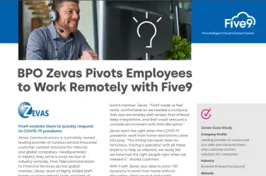 Zevas Case Study Screenshot