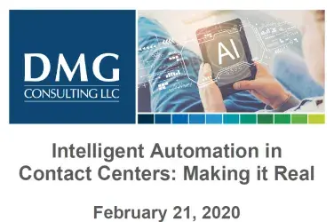 Intelligent Automation in Contact Centers Whitepaper Screenshot