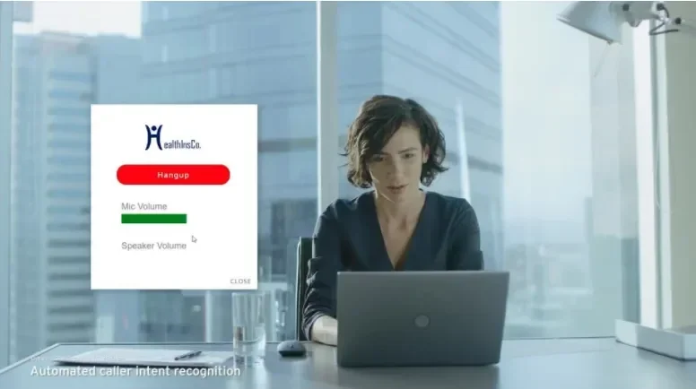 woman on the computer