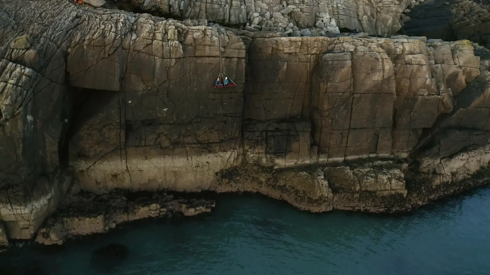 A oceanside cliff in Wales 