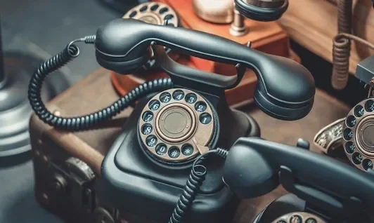 Old Phone on Desk