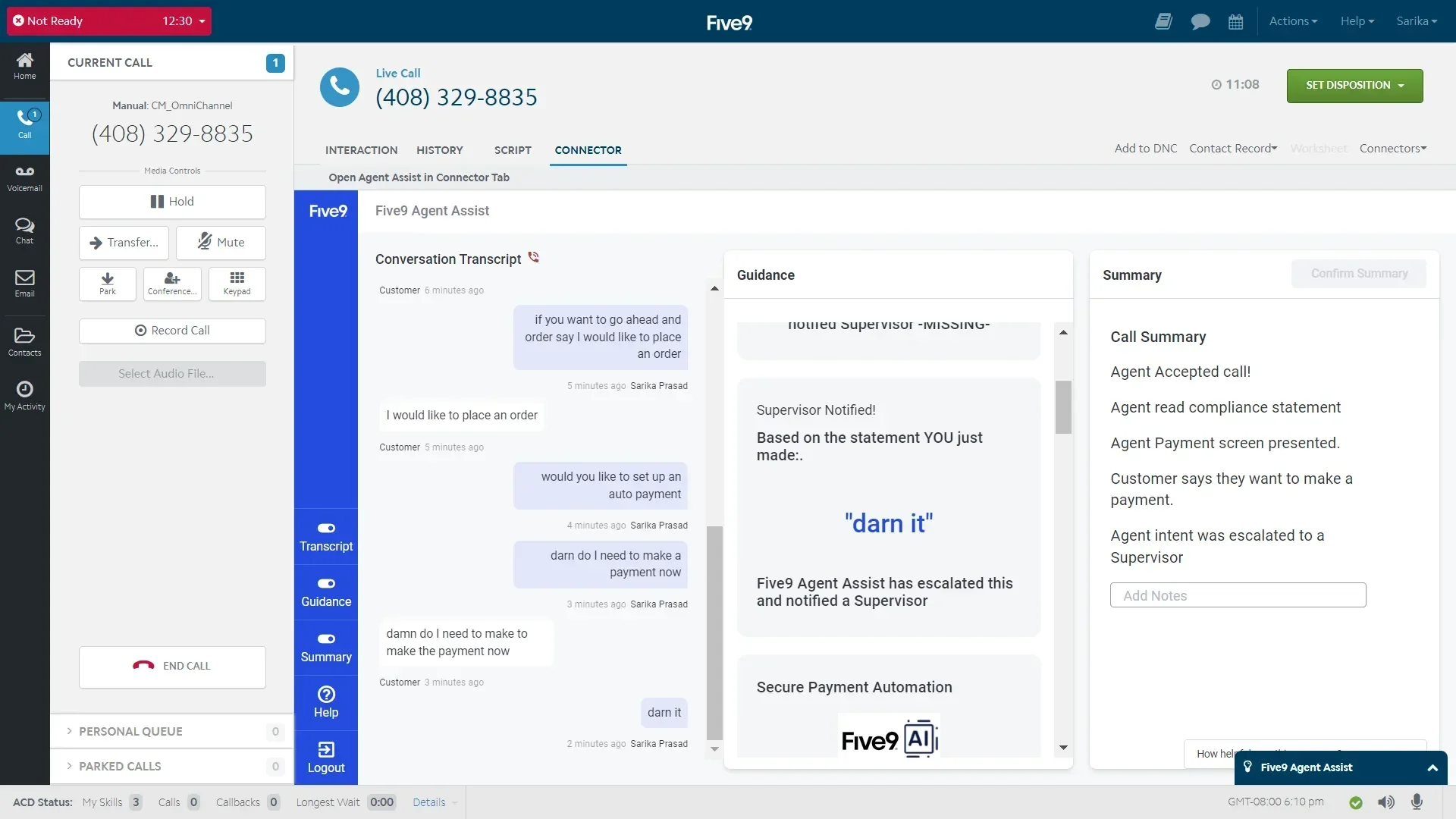Agent Empowerment - Five9 Agent Assist