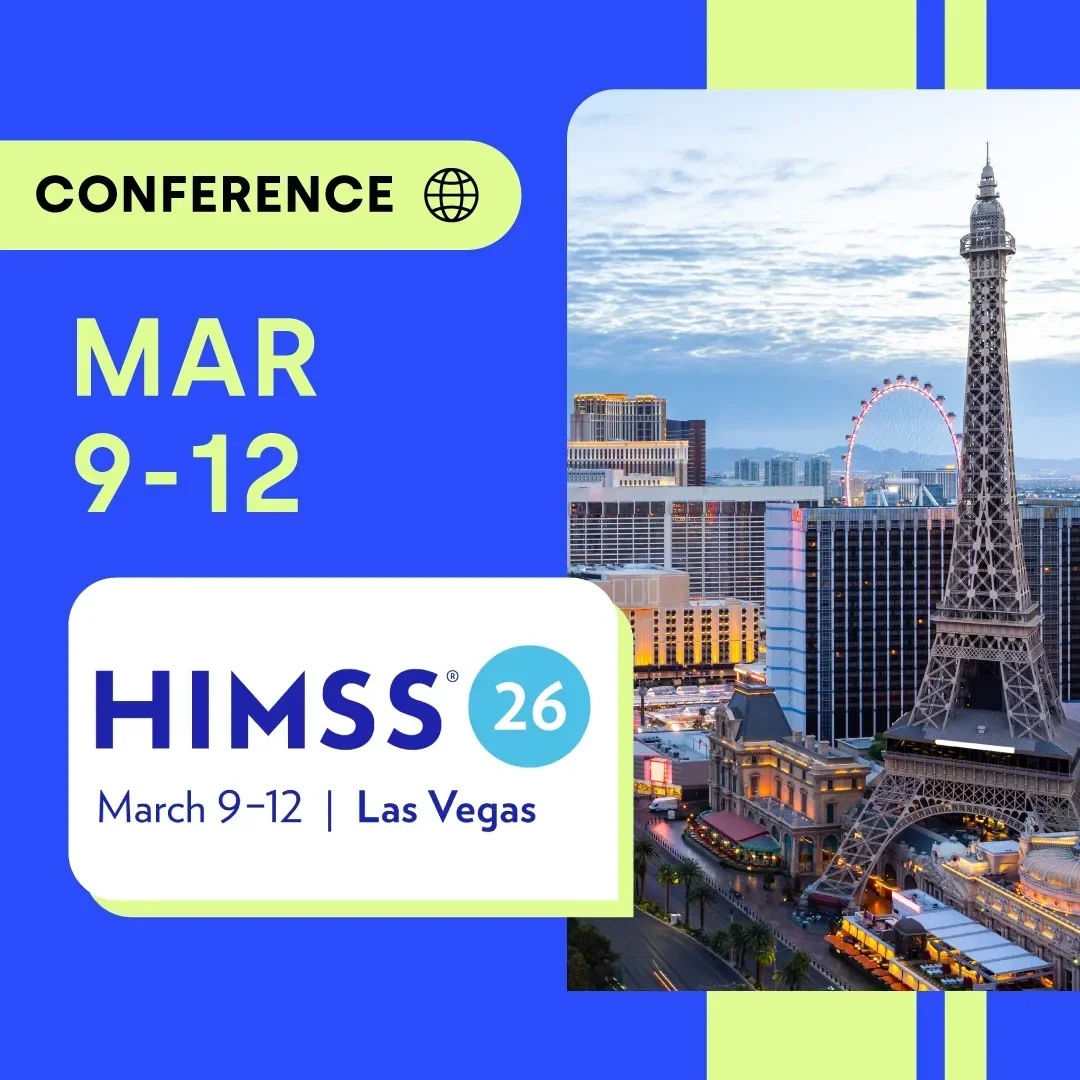 Five9 Event Flyer Promoting HIMSS 26 Conference in Las Vegas