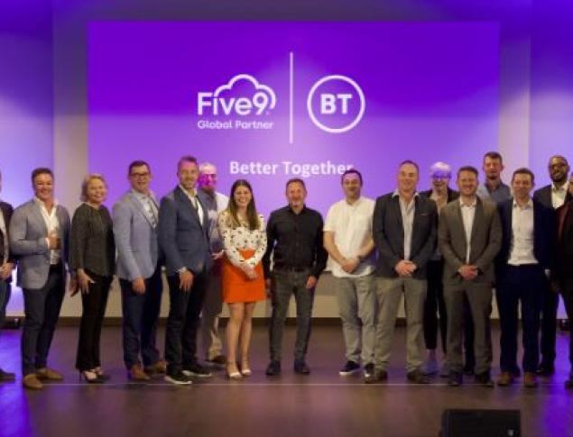 BT and Five9 employees group image
