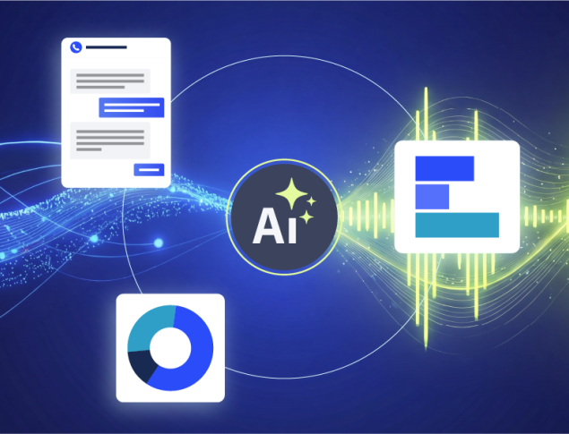 Voice AI Agents with composite images and charts